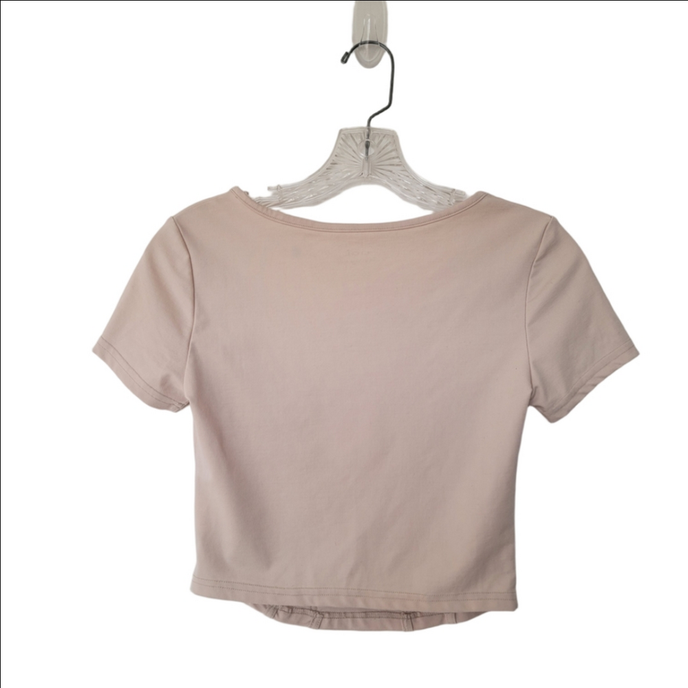OGL Women's Beige Crop Top Size Medium - Picture 6 of 6